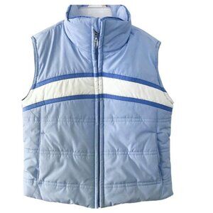 Glacier's Edge Light Blue Quilted Puffer Vest Boys Size S (4)